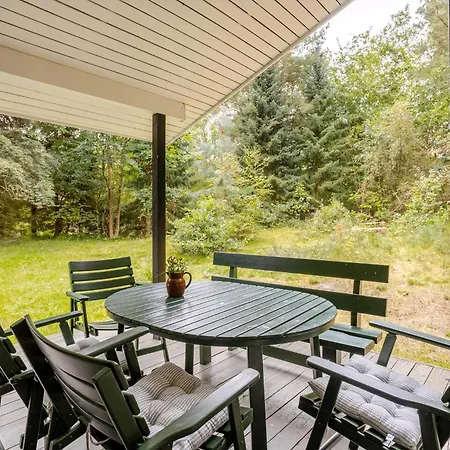 Colourful Details In Wooden House On Nature Plot